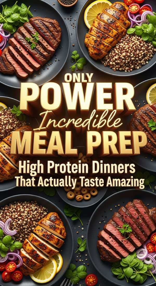 High Protein Meal Prep For Maximum Results