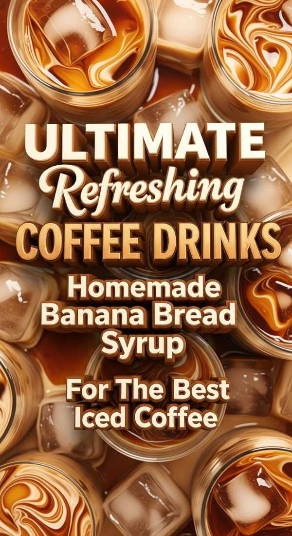 Homemade Banana Bread Syrup For The Best Iced Coffee 69edb917f25fa