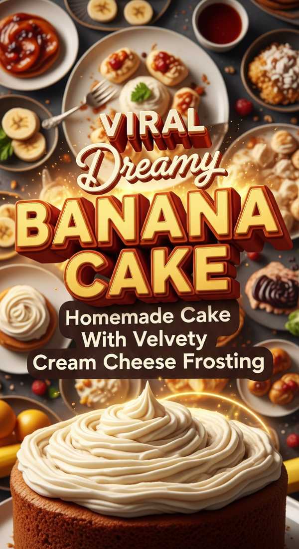 Homemade Banana Cake With Velvety Cream Cheese Frosting 69dfd95a61ad2