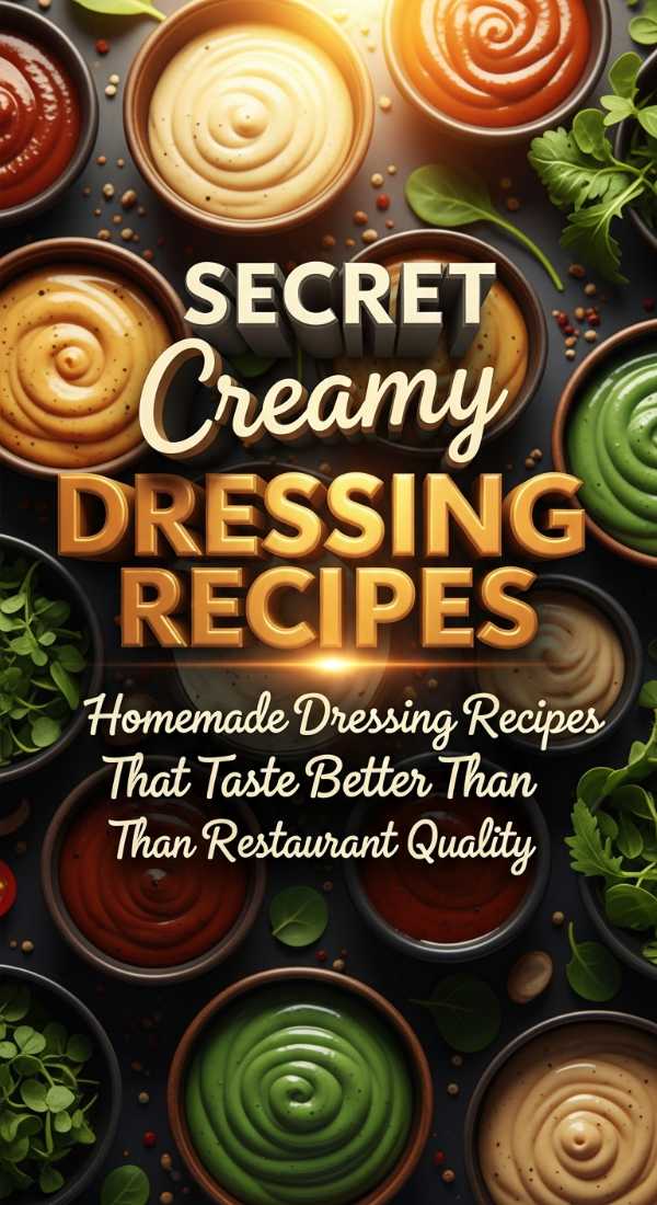 Homemade Dressing Recipes Better Than Restaurant Quality 69e363b19a607