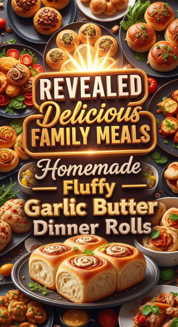 Homemade Fluffy Garlic Butter Dinner Rolls 69e9c34cc77f4