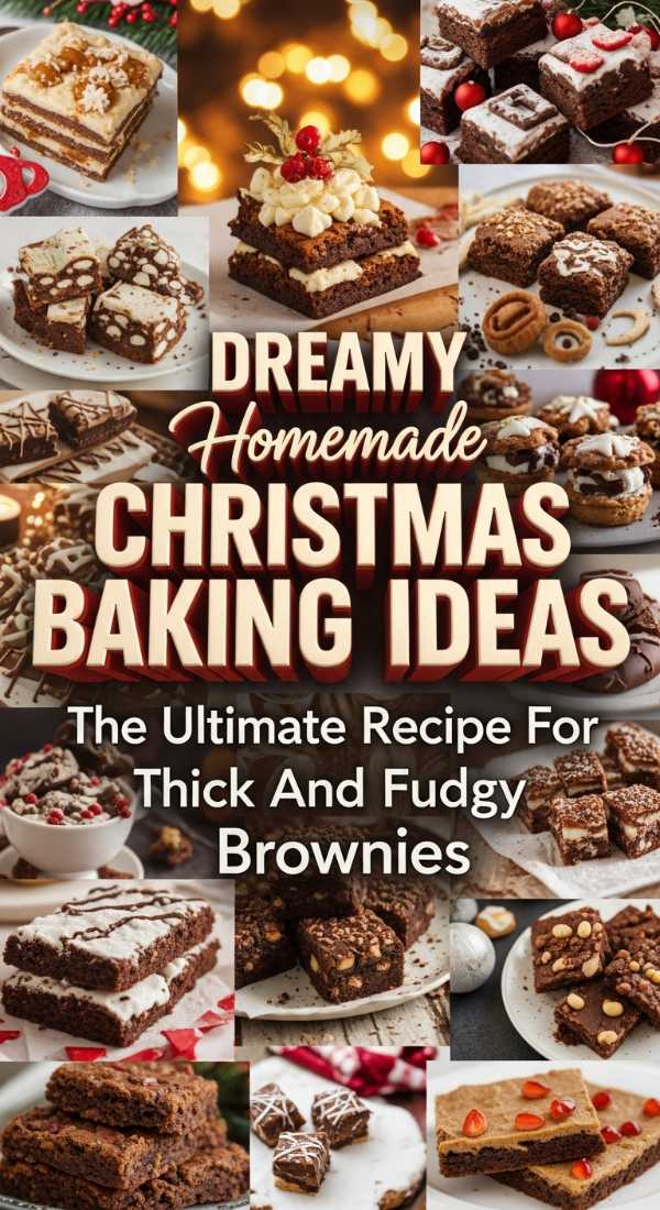 Homemade Fudgy Christmas Brownies 69e4a70d7de1d
