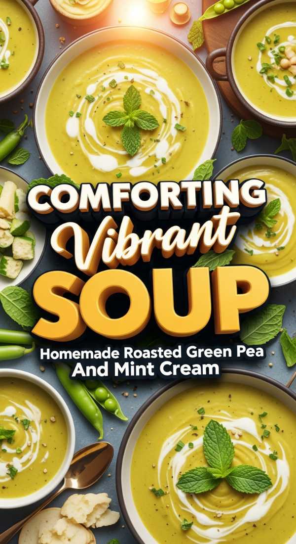 Homemade Roasted Green Pea And Mint Soup 69de7d6cda656