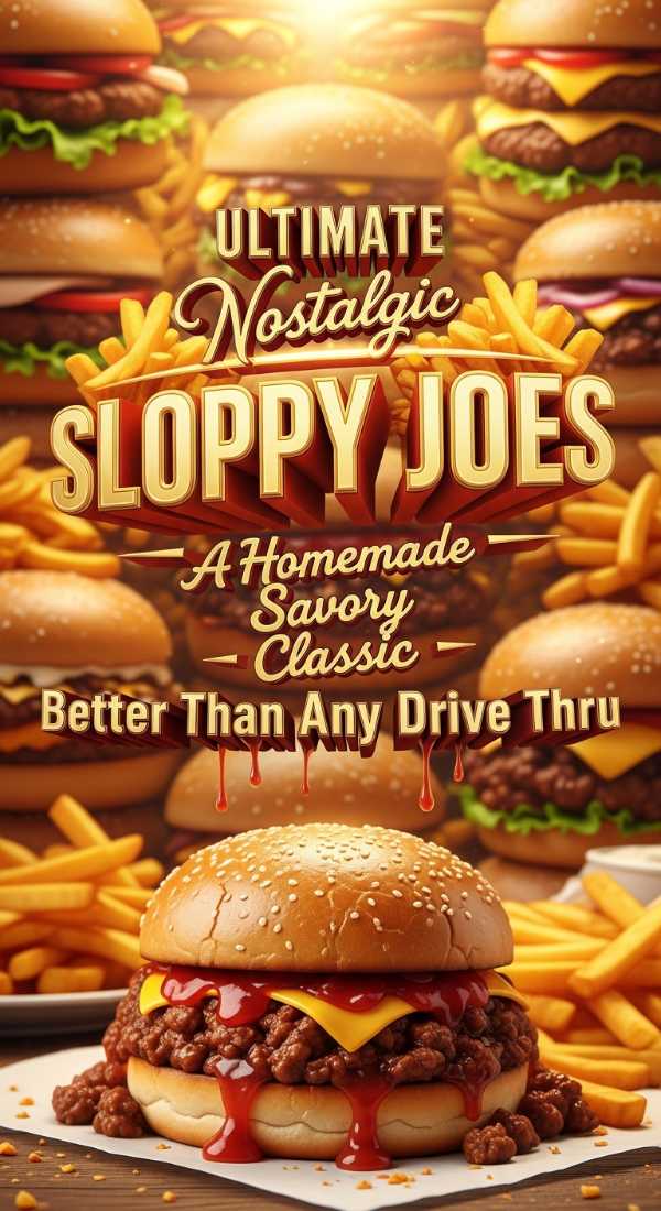 Homemade Sloppy Joes Recipe