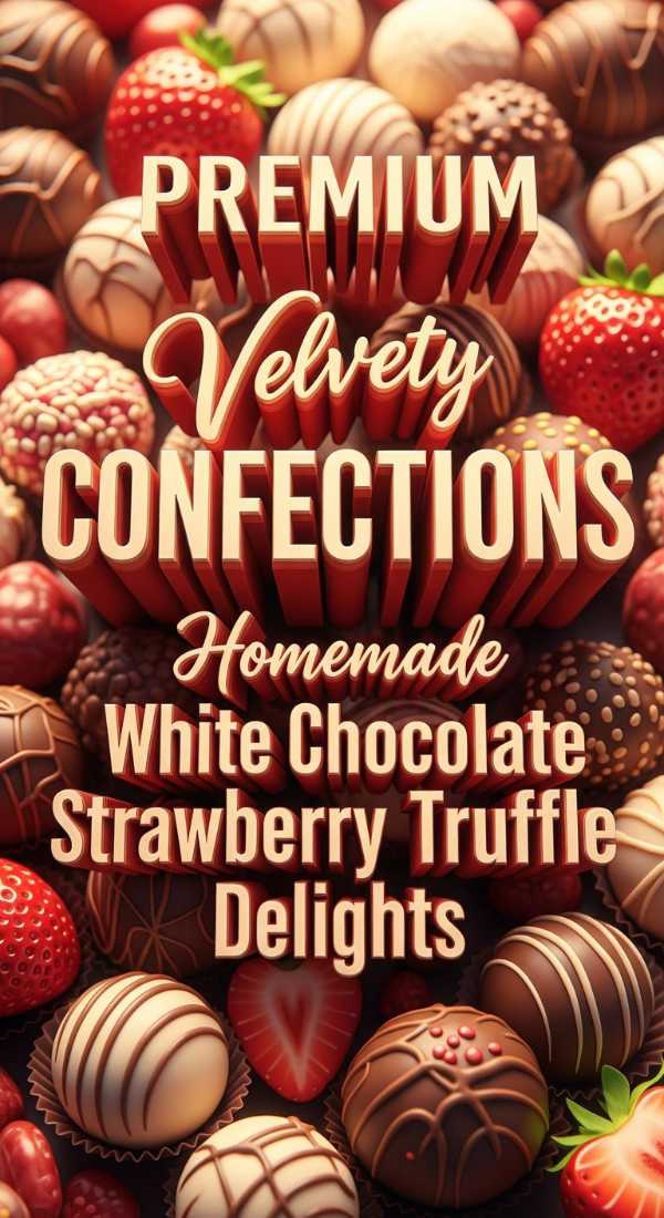 Homemade White Chocolate Strawberry Truffle Delights 69dfd9572c25a