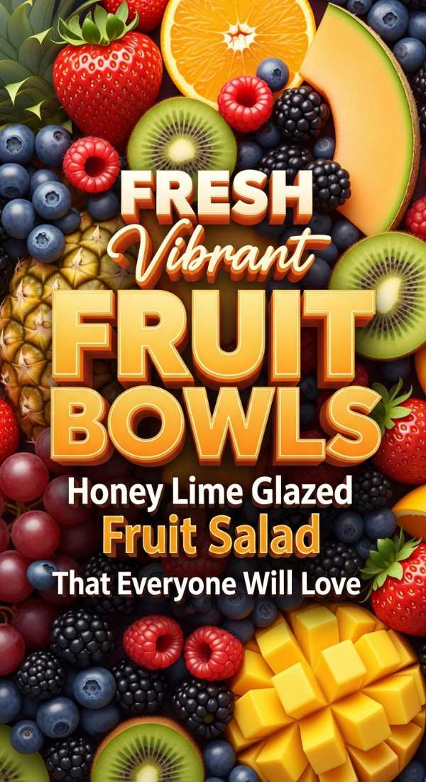 Honey Lime Glazed Vibrant Fruit Salad Bowl 69e7246eaf817