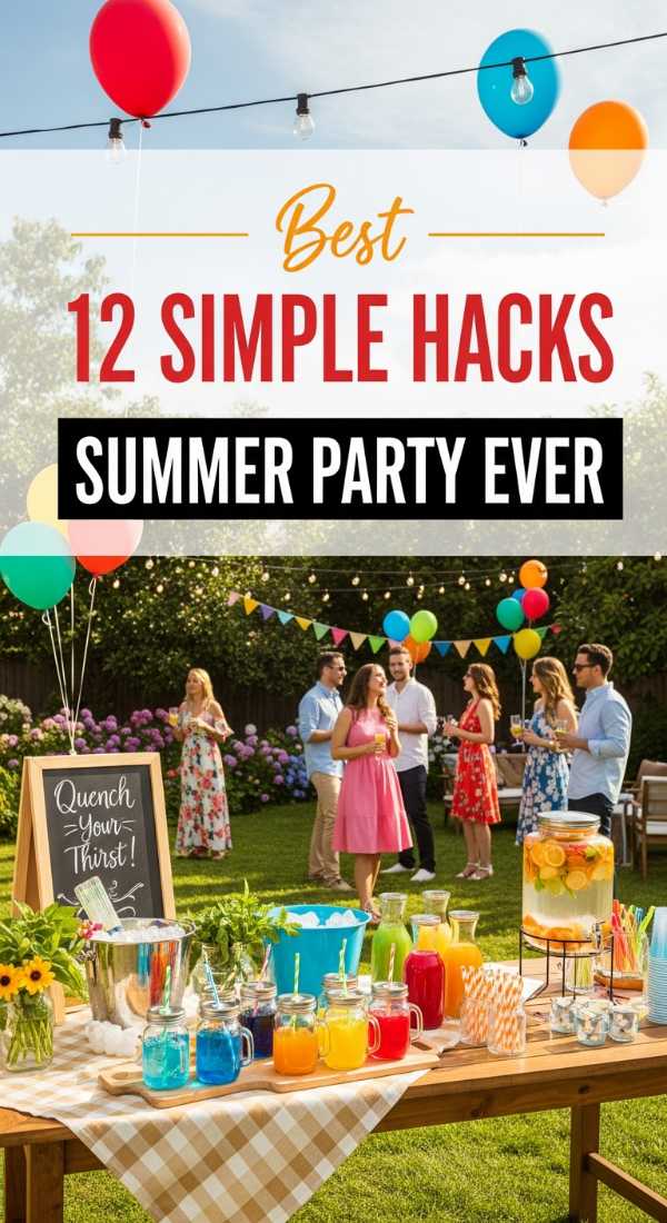 Host A Best Summer Party With 12 Simple Hacks 69f0ccf6d6e74