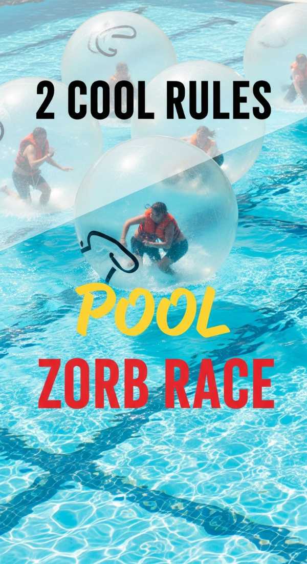 Host A Pool Zorb Race With 2 Cool Rules 69f2f10451966