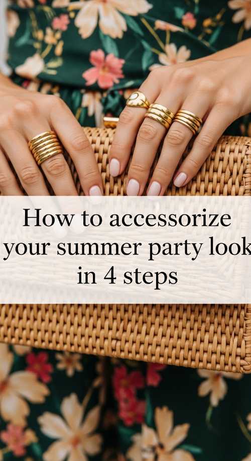 How to Accessorize Your Summer Party Look in 4 Steps