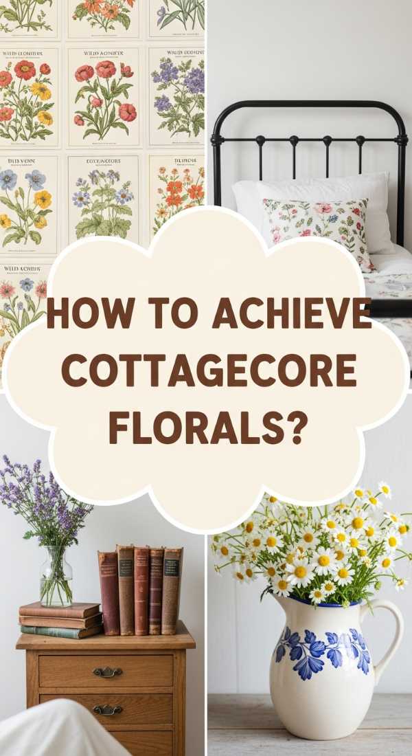 How To Achieve A Cottagecore Floral Bedroom For Whimsical Living 69f2f4e5d93ce