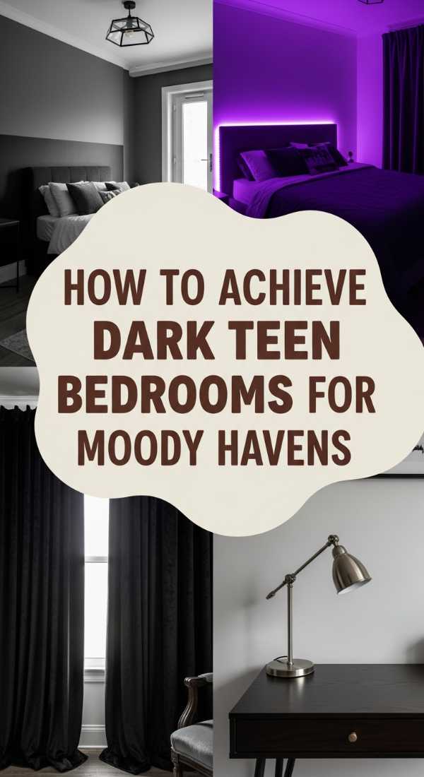 How To Achieve A Dark Teen Bedroom For A Moody Haven 69f234ff6313b