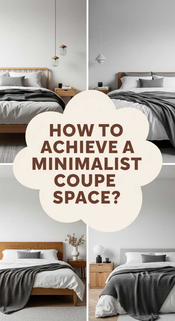 How to Achieve a Minimalist Couple Space for Shared Harmony