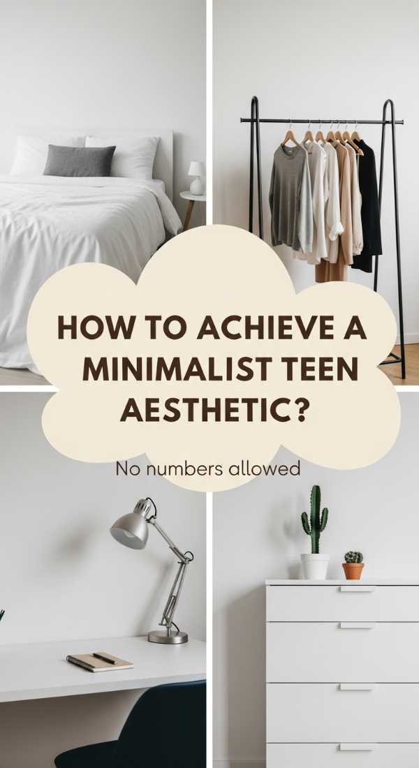 How To Achieve A Minimalist Teen Aesthetic For A Clear Mind 69e72452ab431