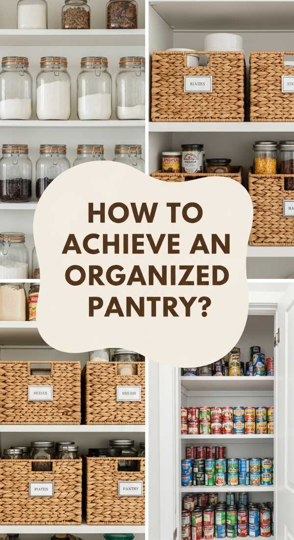 How To Achieve An Organized Pantry For Total Kitchen Peace 69ef123f98d3d