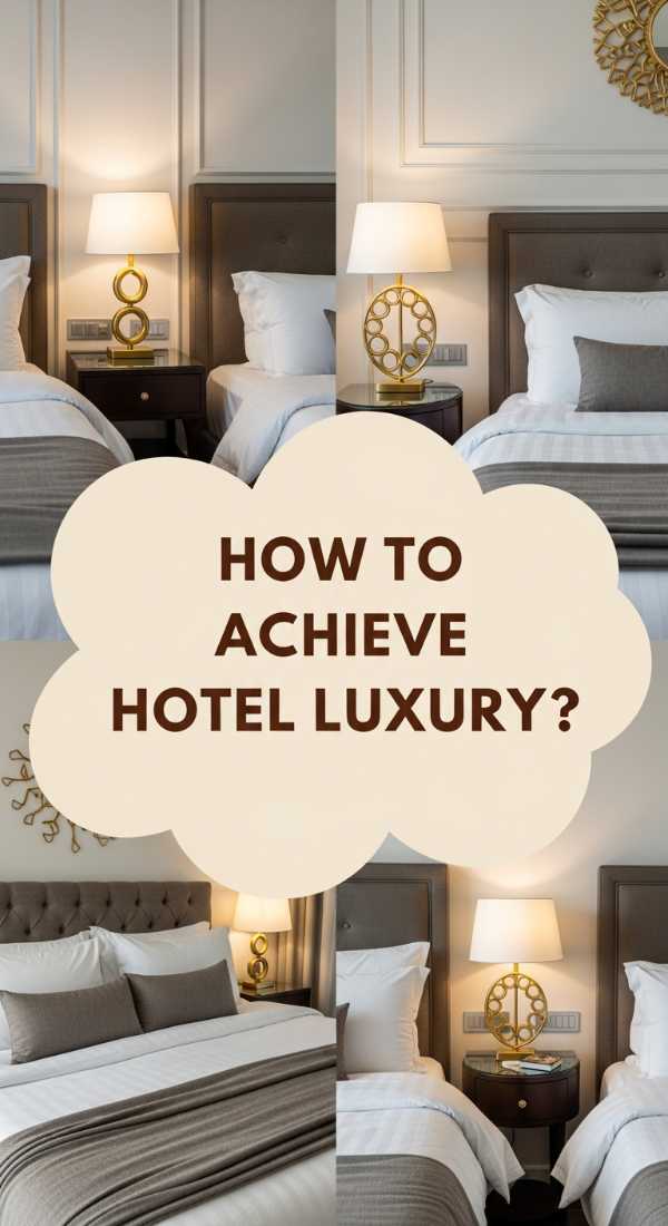 How To Achieve High End Hotel Luxury For An Elevated Nightly Experience 69f2f4d50ea30