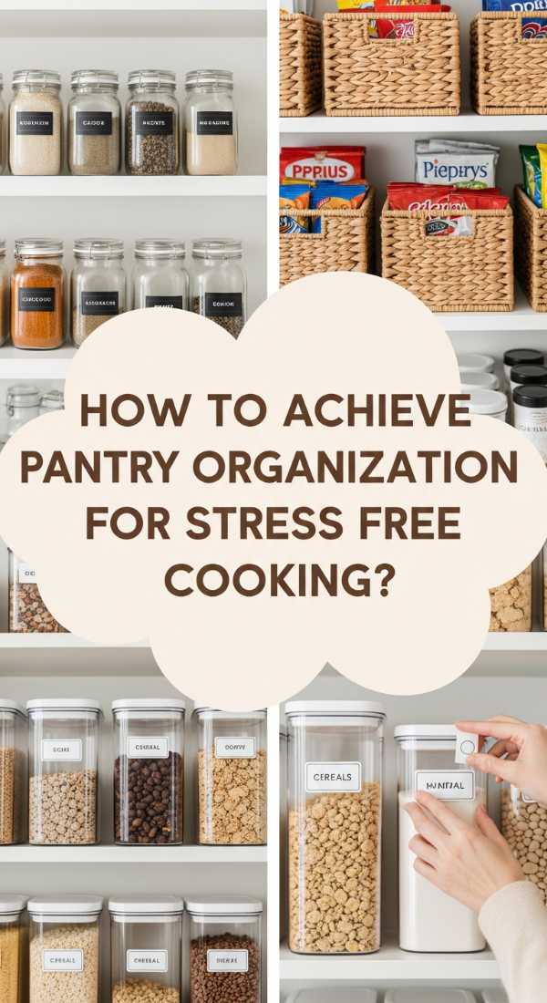 How To Achieve Pantry Organization For Stress Free Cooking 69edfdc2484fe