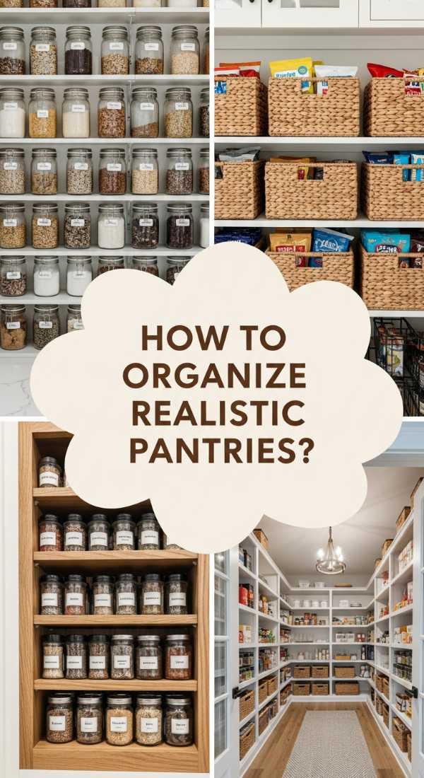 How To Achieve Realistic Pantry Organization For A Stress Free Cooking Space 69ecaed3bd792