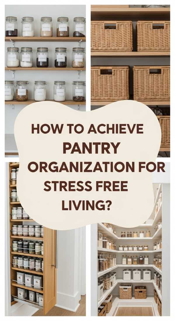 How To Achieve Realistic Pantry Organization For A Stress Free Kitchen 69edfde07c08d
