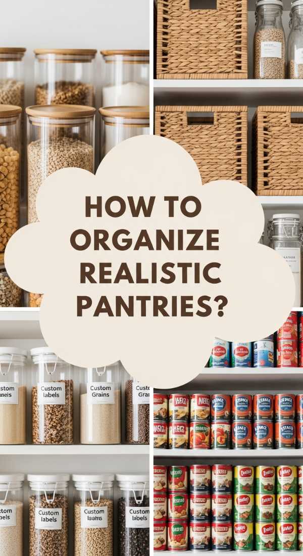 How To Achieve Realistic Pantry Organization For A Stress Free Kitchen 69ef122d7f811