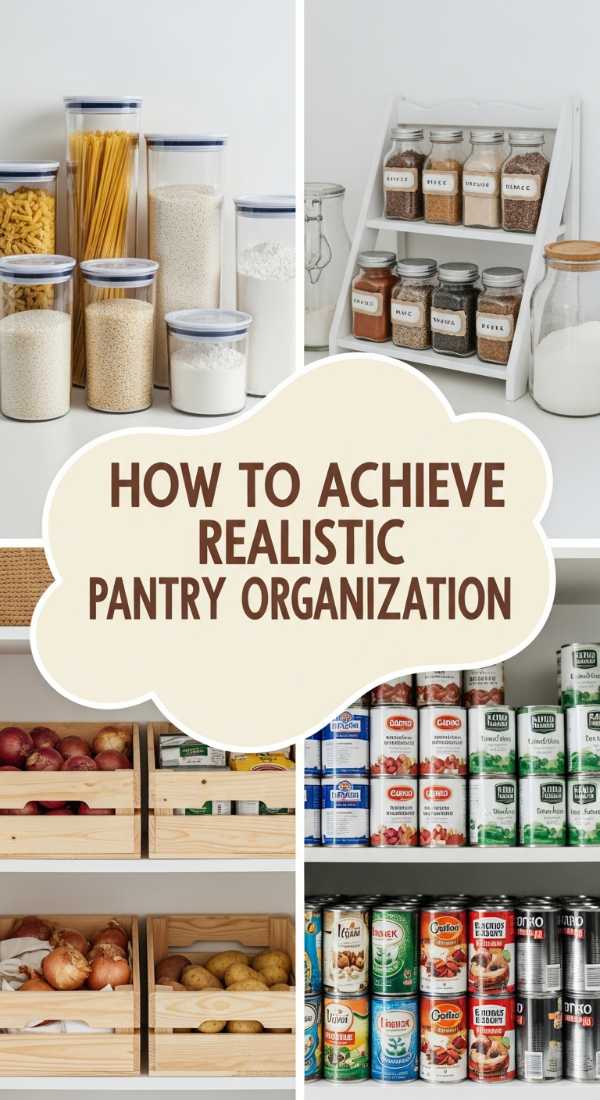 How To Achieve Realistic Pantry Organization For A Stress Free Kitchen 69f234fa58bc7