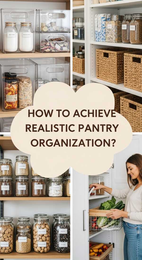 How To Achieve Realistic Pantry Organization For A Stress Free Kitchen 69f238b017da7