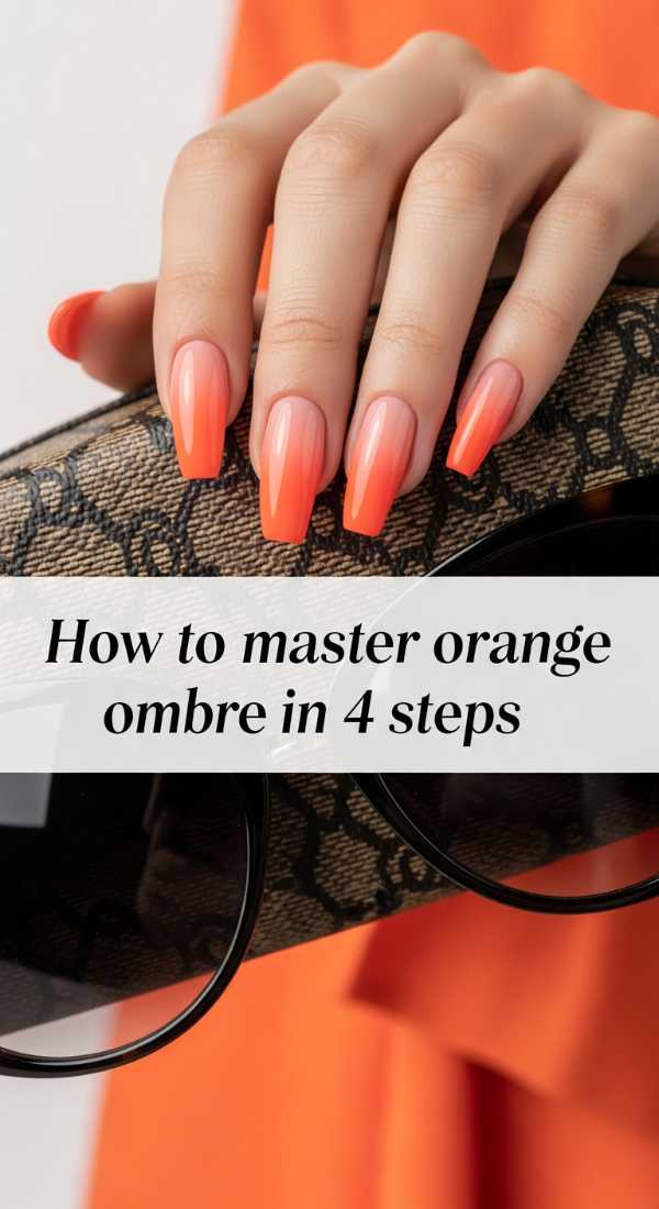 How To Achieve Vibrant Orange Ombre In 4 Steps 69e31ef57fa18