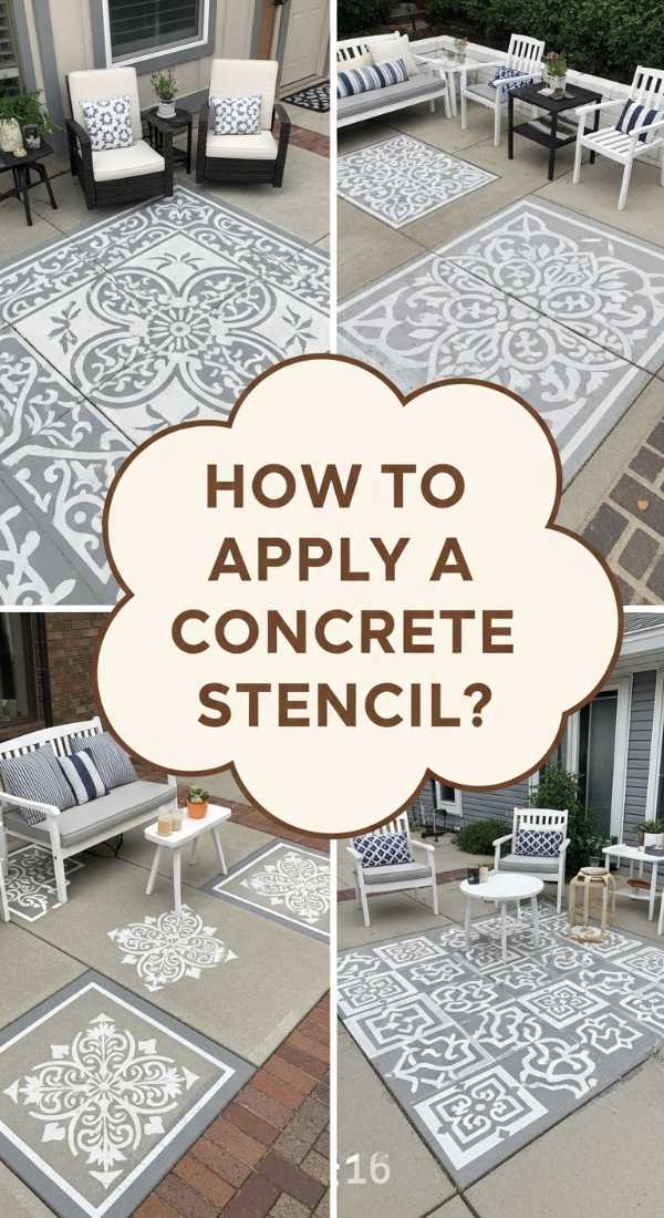 How To Apply A Concrete Stencil For A Designer Patio Makeover 69edf97f0d7e8