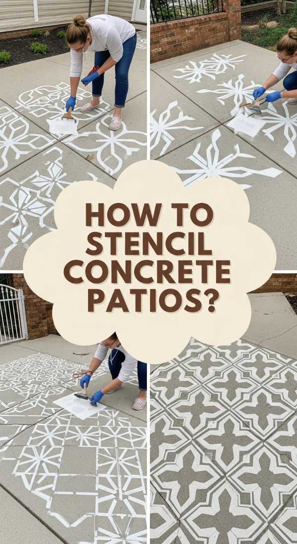 How To Apply A Concrete Stencil For A High End Patio Look 69ef13b4152f3