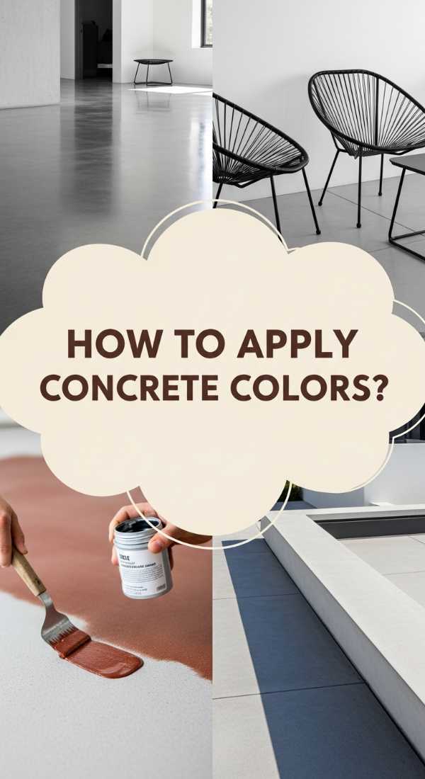 How to Apply Concrete Colors for a Sophisticated Terrace Refresh
