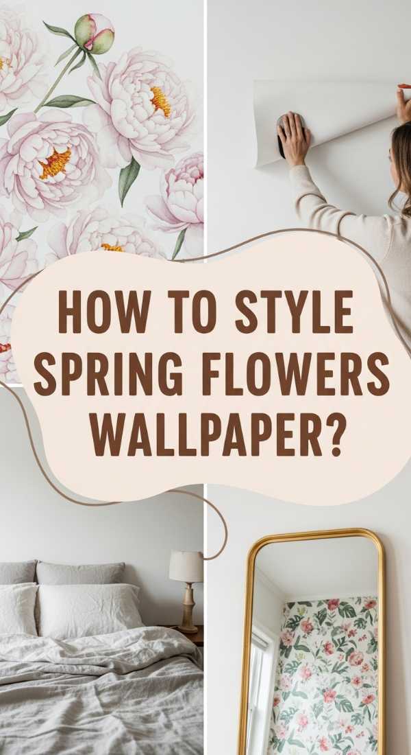 How To Apply Spring Flowers Wallpaper For A Fresh Bedroom Glow 69e5ffa75cbc9
