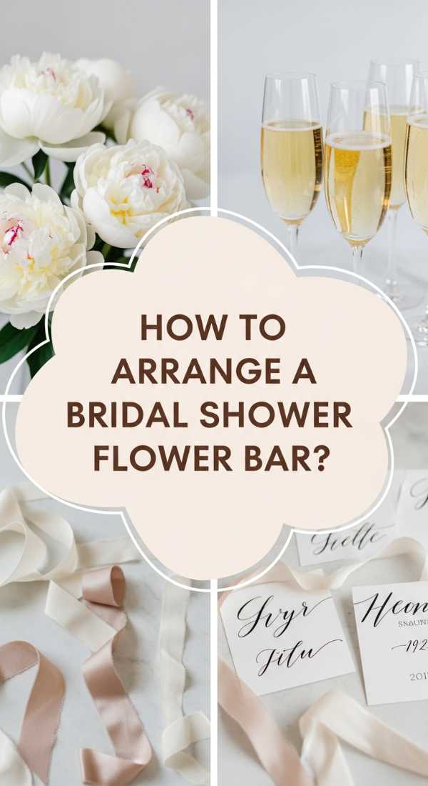How To Arrange A Bridal Shower Flower Bar For An Elegant Wedding Event 69f0806d66f71