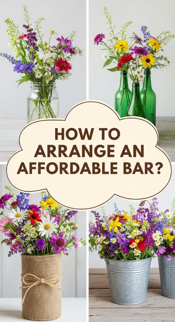 How To Arrange A Budget Friendly Flower Bar For Maximum Guest Joy 69f08069ca053