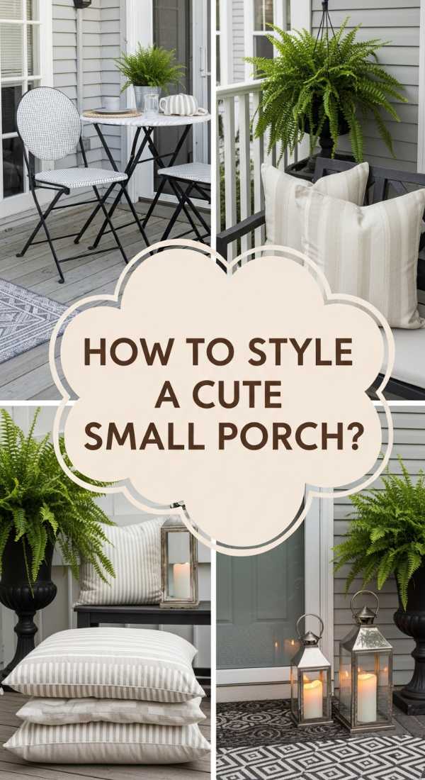 How To Arrange A Cute Small Porch For Relaxing Morning Coffee 69dde90456a54
