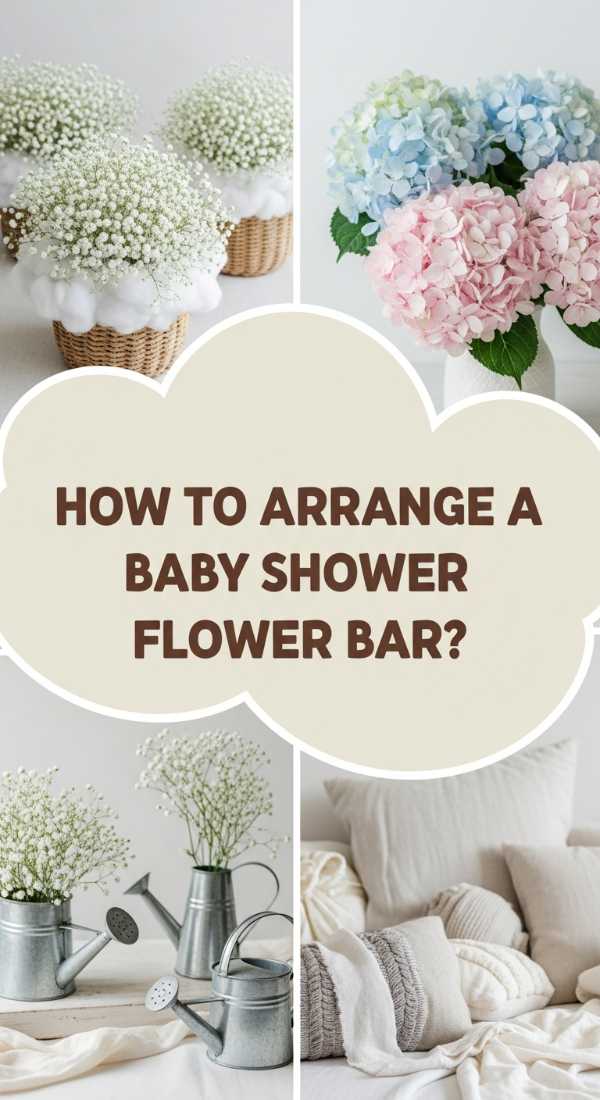 How To Arrange A Flower Bar Baby Shower For A Whimsical Morning 69f0805cb5264