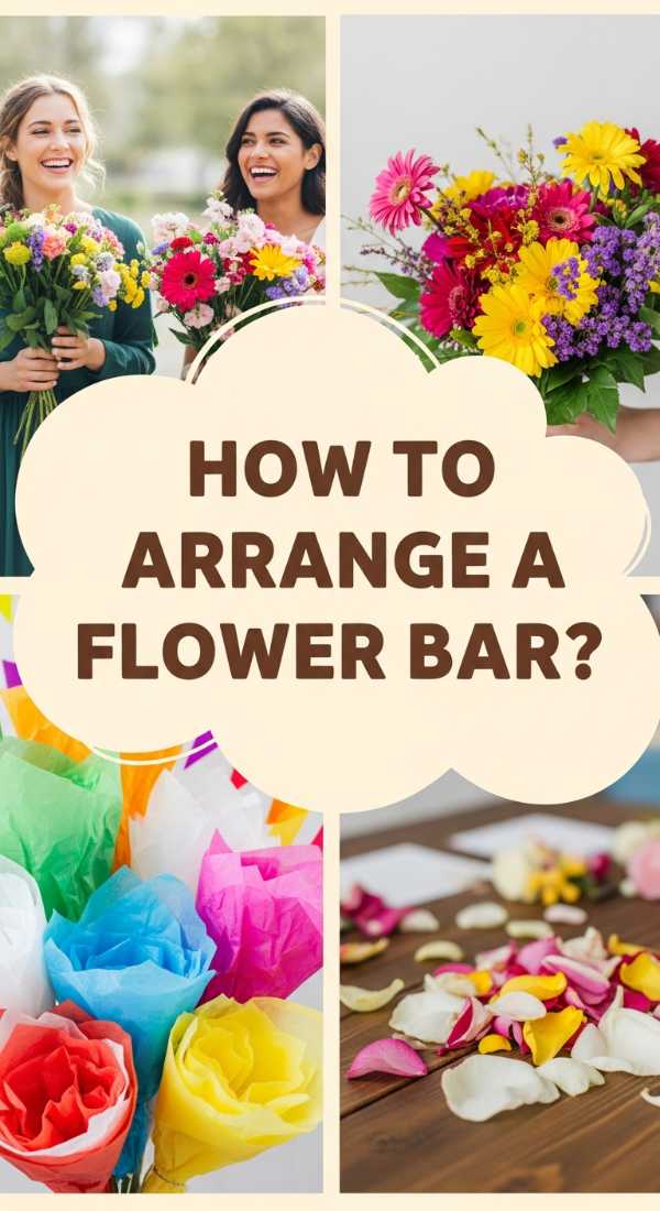 How To Arrange A Flower Bar For Ultimate Guest Joy 69f080414ab16