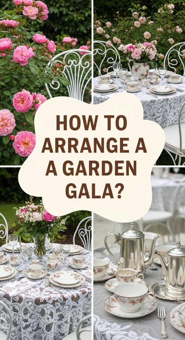 How To Arrange A Garden Gala For An Elegant Afternoon 69eb42cfaa2fb