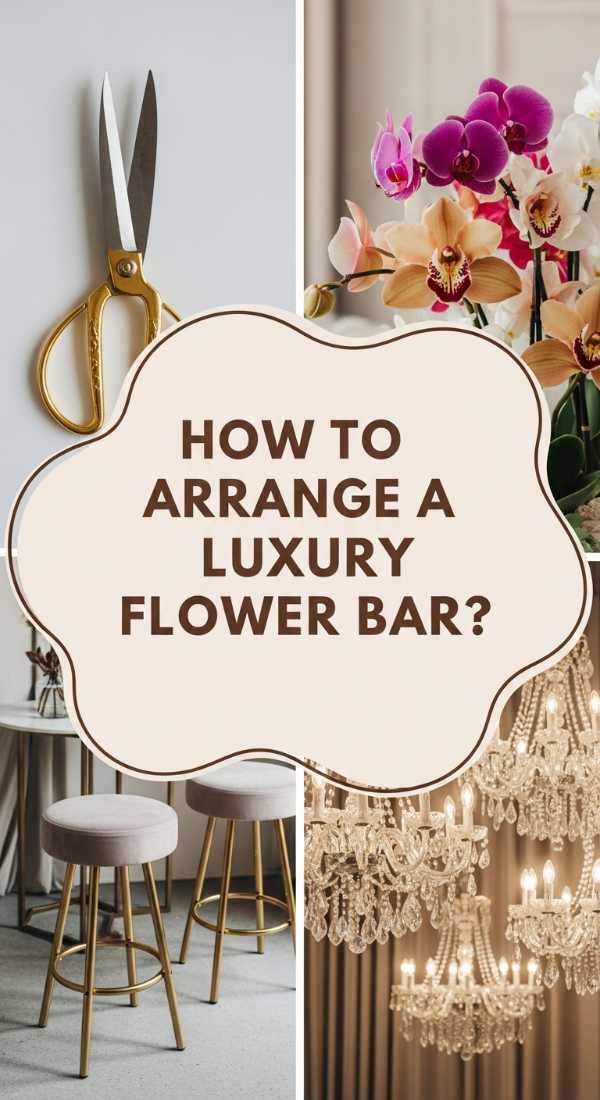 How To Arrange A Luxury Flower Bar For A High End Event 69f0806395771