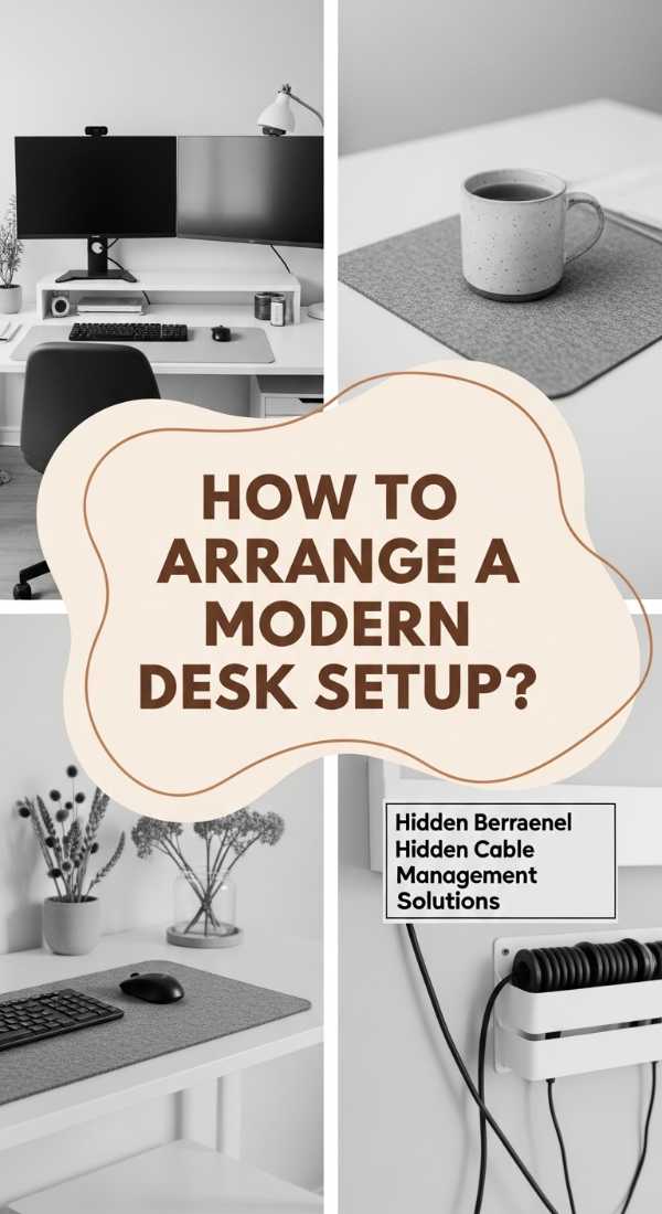 How To Arrange A Modern Desk Setup For Daily Calm 69e4b91f593de