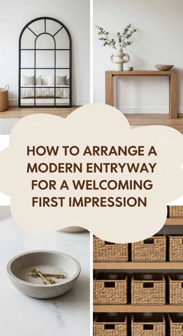 How To Arrange A Modern Entryway For A Welcoming First Impression 69e4b9176e955