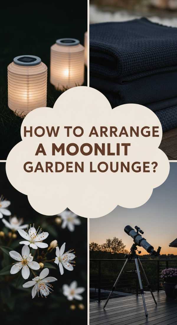 How To Arrange A Moonlit Garden Lounge For Dreamy Stargazing Sessions 69e4be02066a9