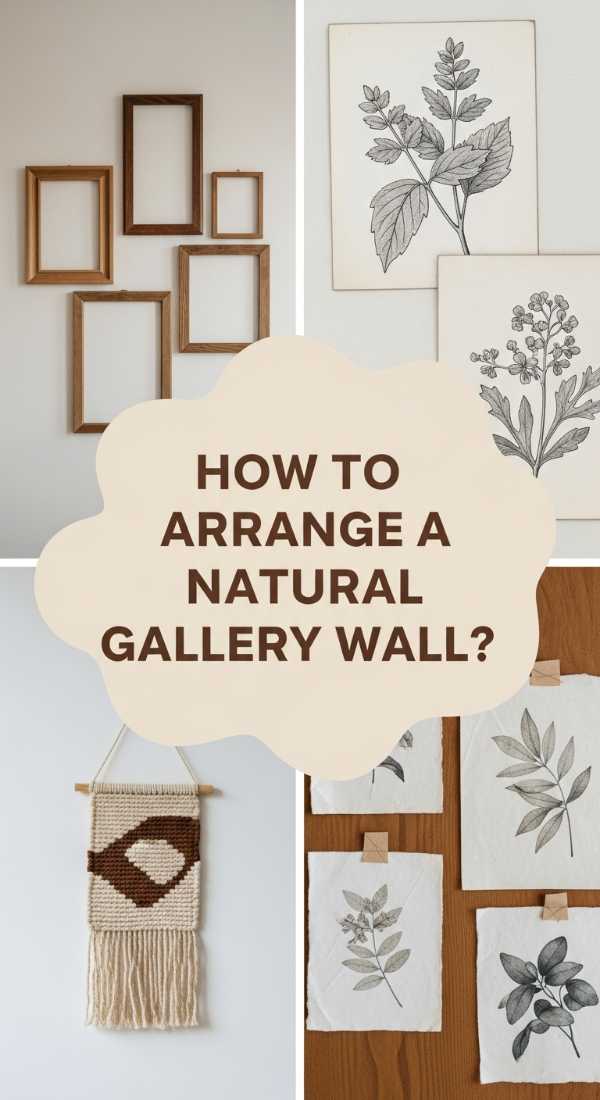 How To Arrange A Natural Gallery Wall For A Personal Artistic Touch 69e7227db58ca