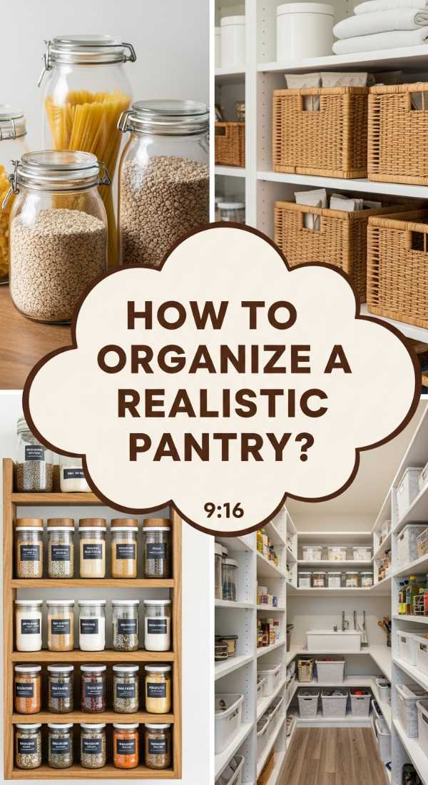 How To Arrange A Realistic Pantry For A Perfectly Organized Home 69edfdd380b0b