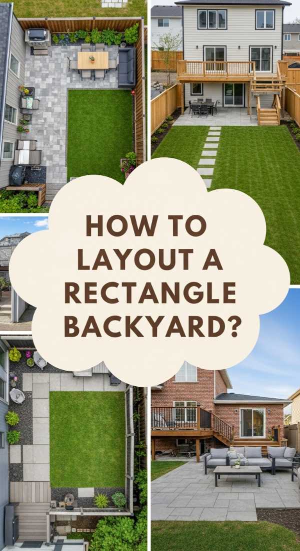 How To Arrange A Rectangular Backyard For Optimal Outdoor Living 69ef1735738ce