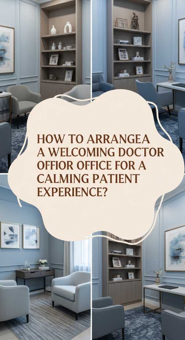 How To Arrange A Welcoming Doctor Office For A Calming Patient Experience 69e3256f3654d