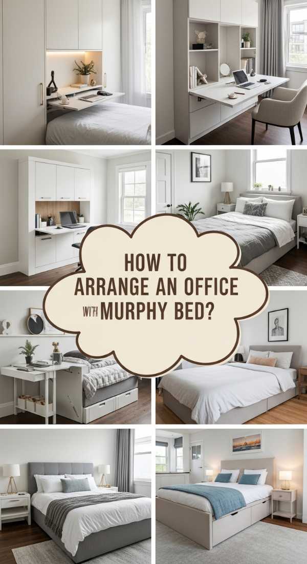How To Arrange An Office With Murphy Bed Functionality For Dual Utility 69f232d477b11