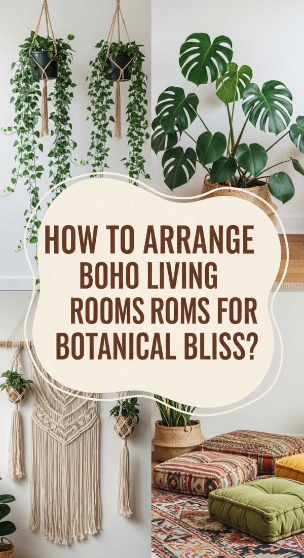 How To Arrange Boho Living Rooms For Botanical Bliss 69e3243fc509a