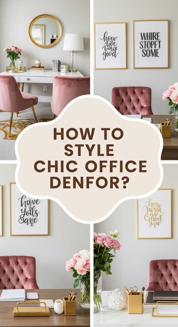 How To Arrange Chic Home Office Decor For Empowered Women 69e9fb1ca2c66