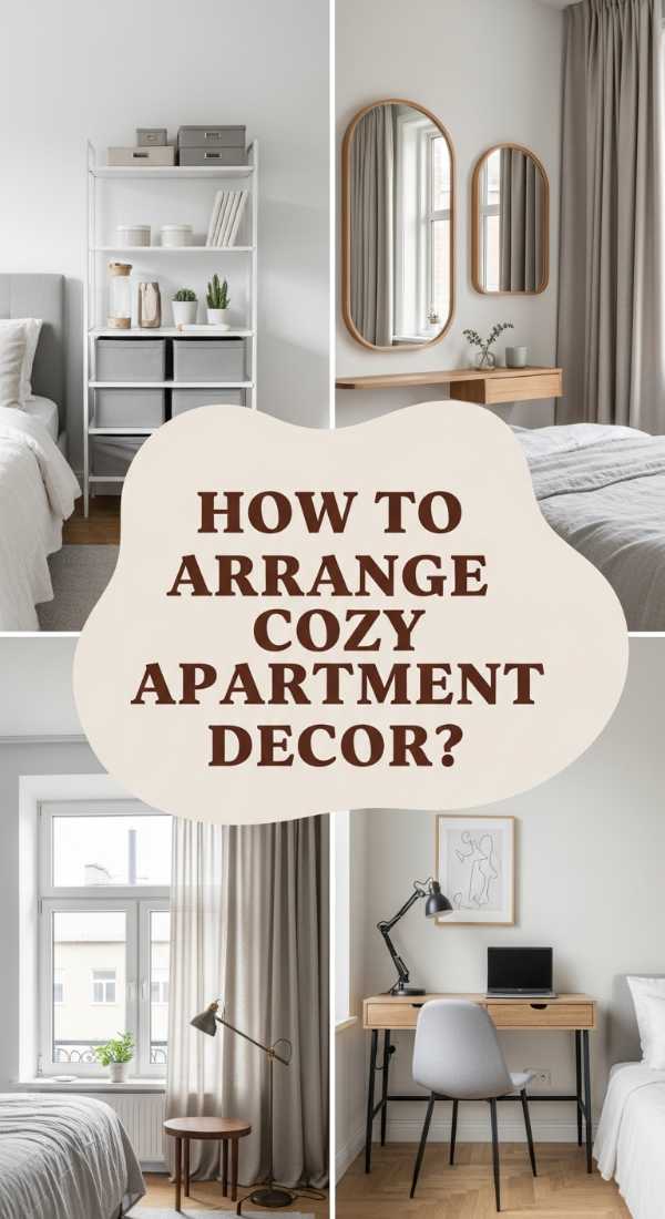 How To Arrange Cozy Apartment Bedroom Decor For Tiny Space Living 69dde8ba11d7f