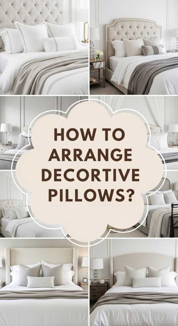 How To Arrange Decorative Pillows For A Luxury Bed Aesthetic 69ecaedccb24e