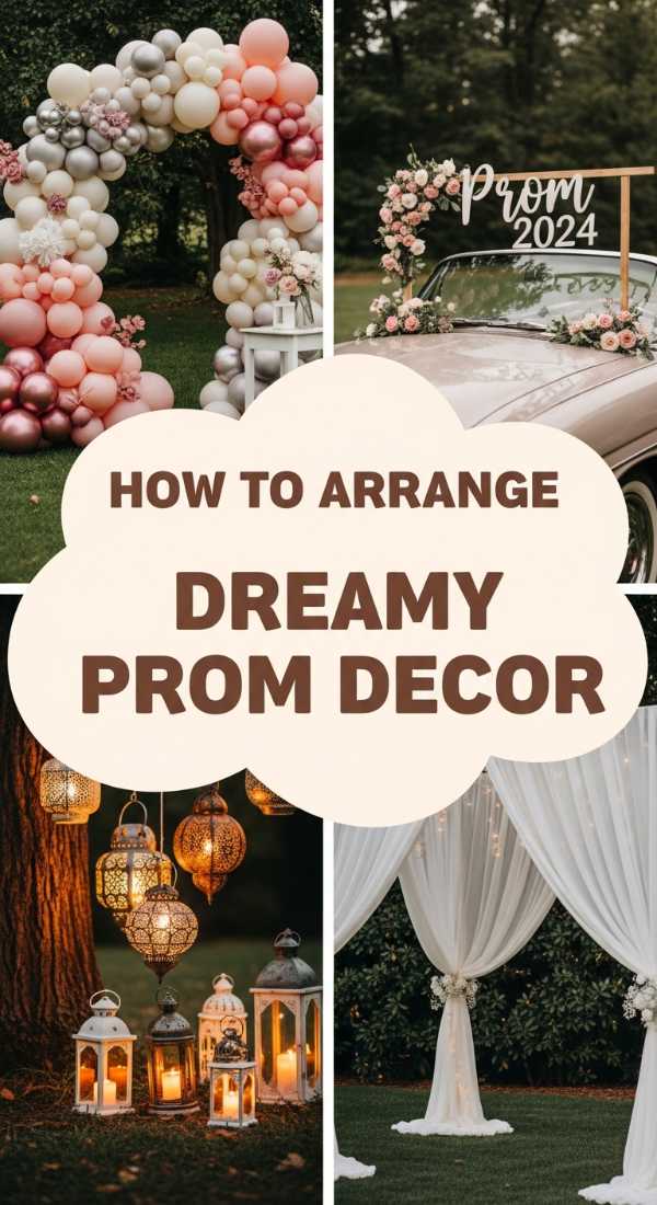 How to Arrange Dreamy Outdoor Prom Decorations for the Best Photo Ops